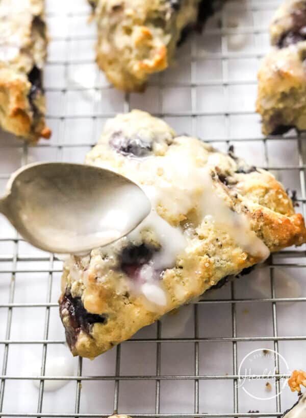 Lemon Blueberry Scones Recipe A Pinch Of Healthy