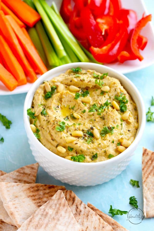 The Best Roasted Garlic Hummus Recipe