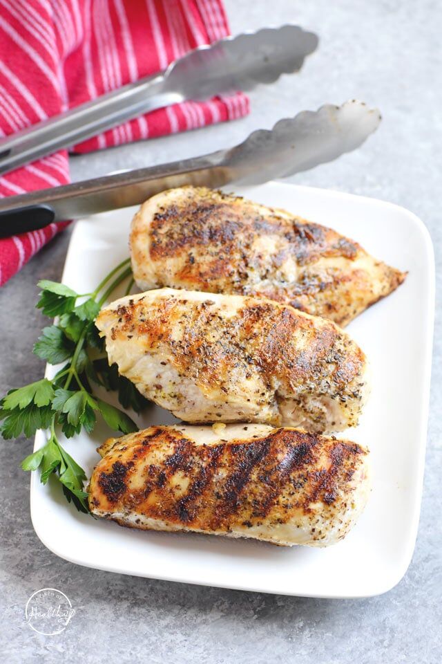 Grilled Chicken Breasts Easy Grill Pan Method A Pinch of Healthy