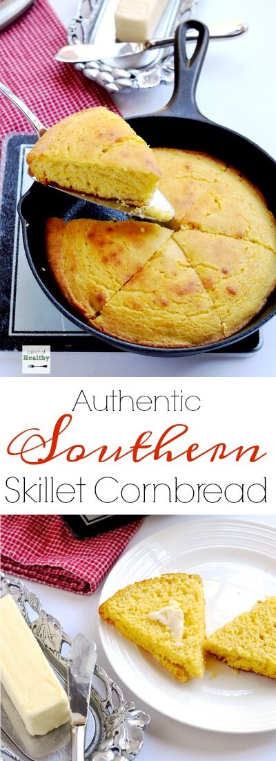 Skillet Cornbread - One Happy Housewife