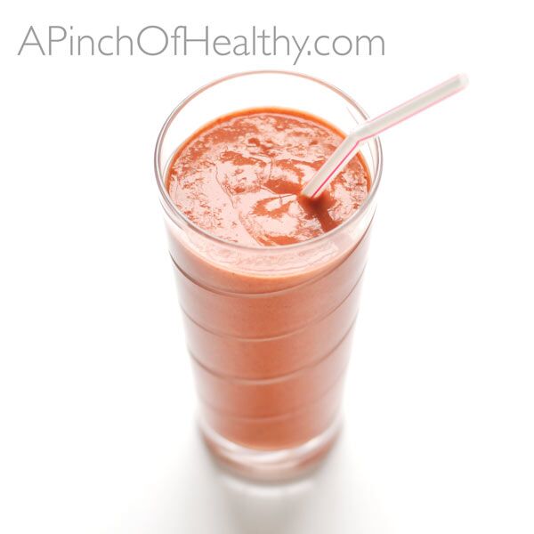 Fresh Strawberry Banana Sunrise Smoothie Recipe