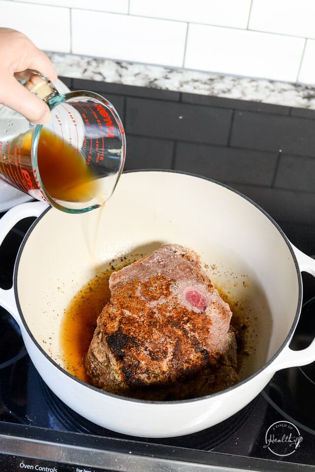 The Best Dutch Oven Pot Roast (Slow Cooker Option!) - All the Healthy Things