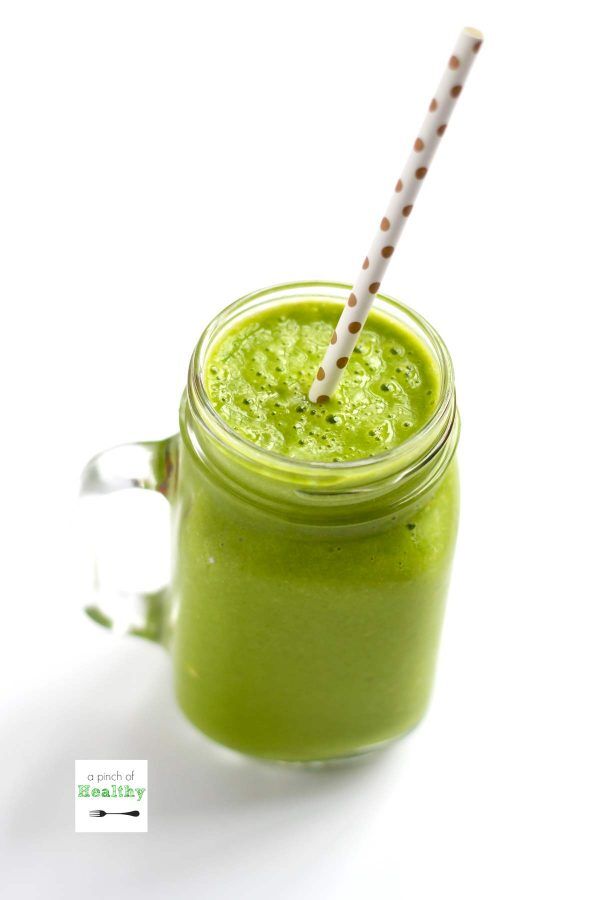 Simple Green Smoothie - A Pinch of Healthy
