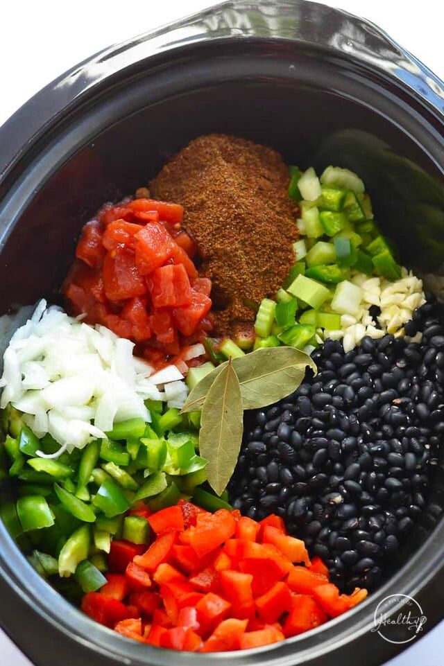 Easy Crockpot Black Bean Soup - STOCKPILING MOMS™