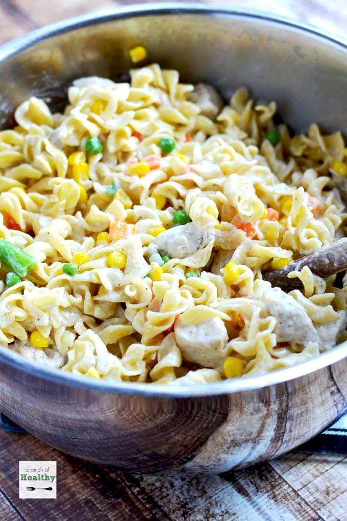 Easy One Pot Chicken and Noodles • Salt & Lavender