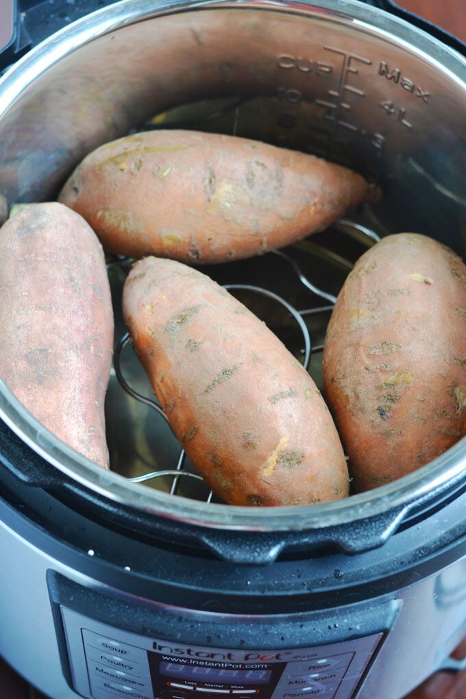 Instant Pot Sweet Potatoes (pressure cooker steamed) - The Kitchen Girl