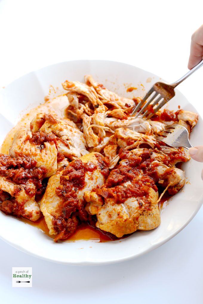 How to Make Shredded Chicken (Crockpot & Stove Top) - Megan vs Kitchen