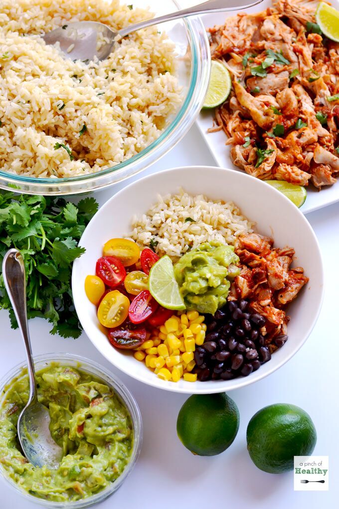 Chicken Burrito Bowls - Olga's Flavor Factory