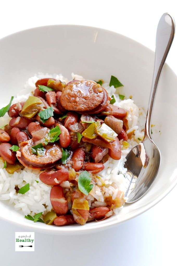 Instant Pot Red Bean Chili with Andouille