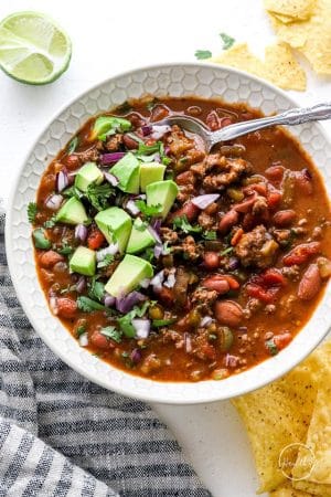 BEST Chili Recipe Ever! (classic beef chili) - A Pinch of Healthy
