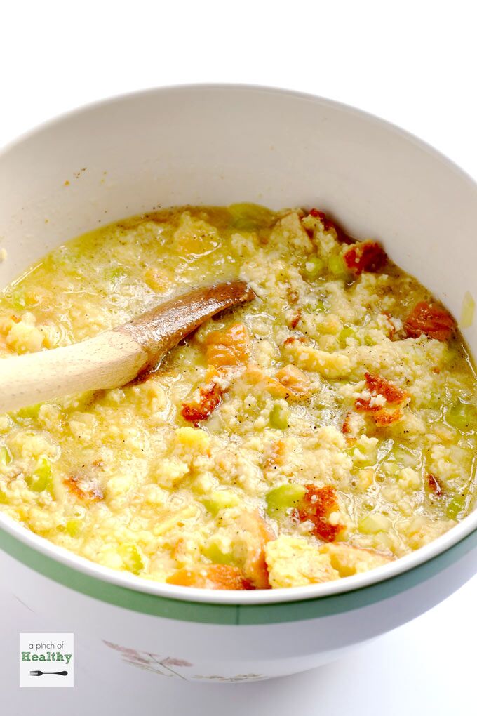 Cornbread Dressing - The Forked Spoon
