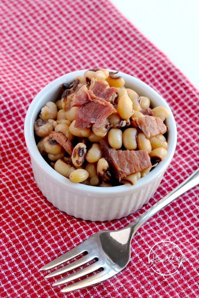 Ninja Foodi Black Eyed Peas with Ham - The Tasty Travelers