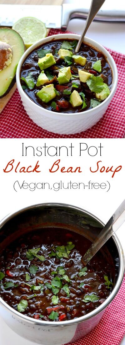 Black bean soup instant best sale pot vegan