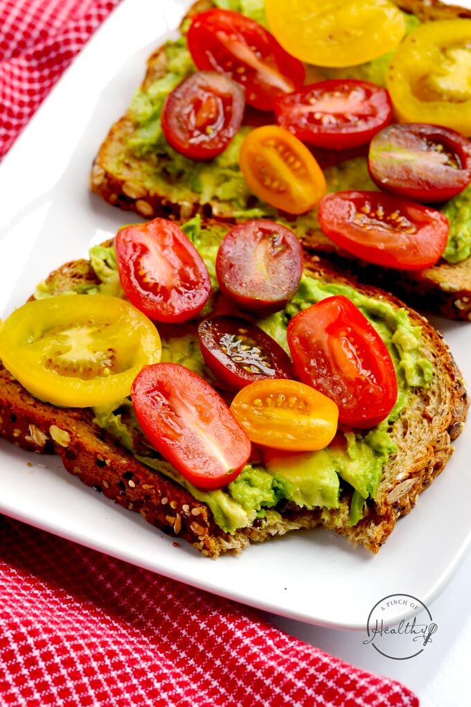 Avocado Toast (Quick, Vegan Breakfast) - A Pinch of Healthy