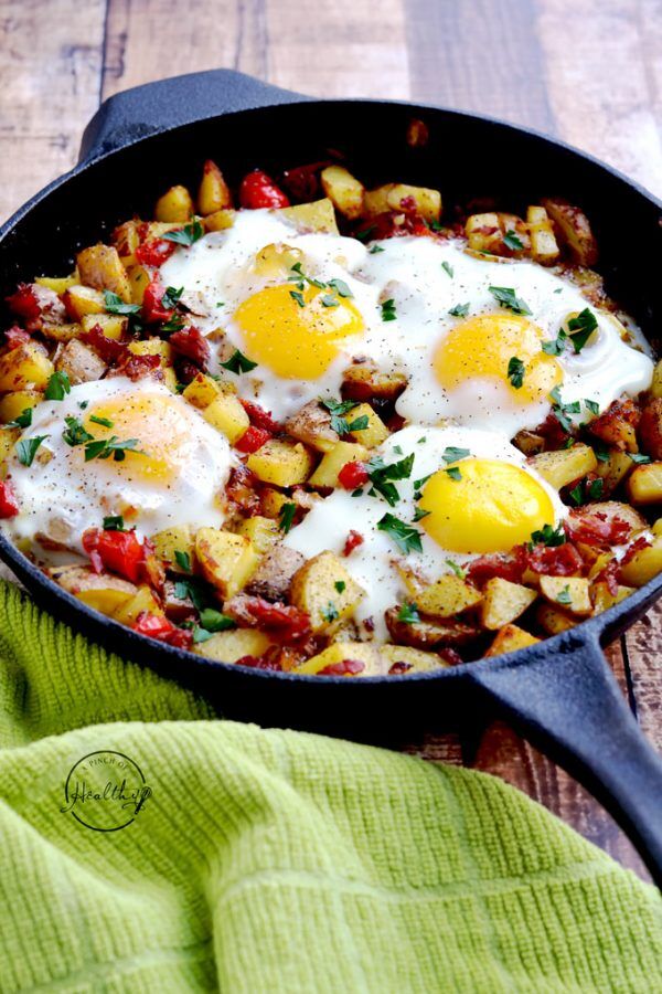 Corned Beef Hash (and eggs!) - A Pinch of Healthy