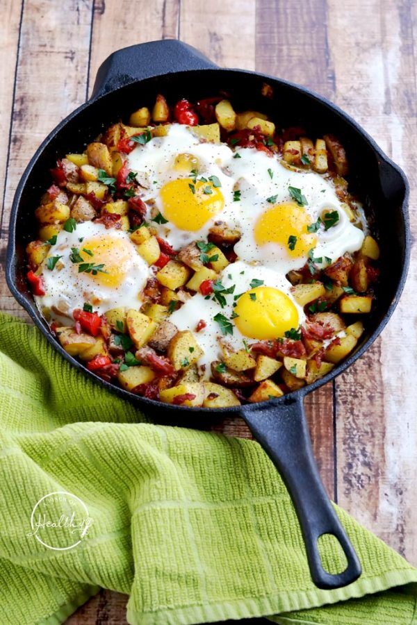 Corned Beef Hash (and eggs!) - A Pinch of Healthy