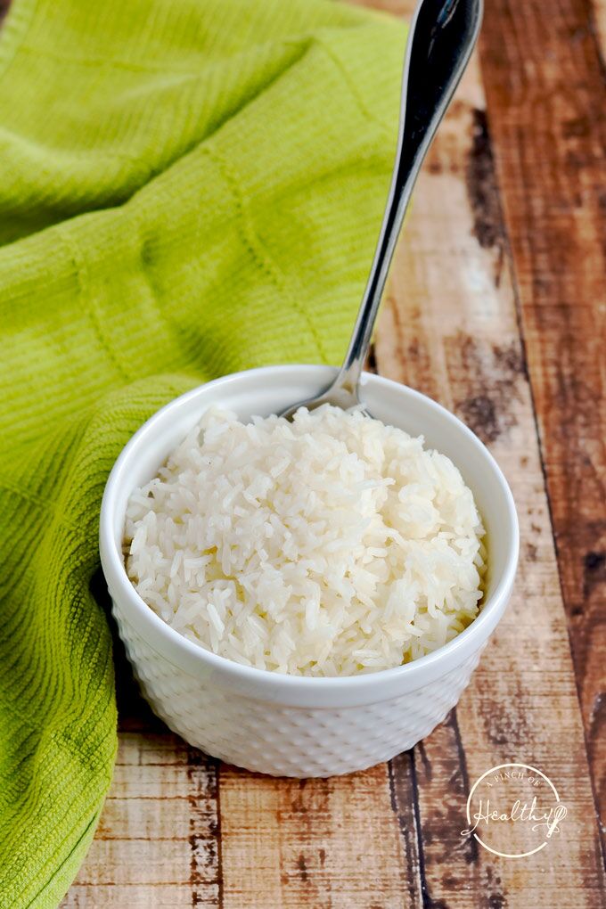 Simple Instant Pot Jasmine Rice Recipe - A Pinch of Healthy