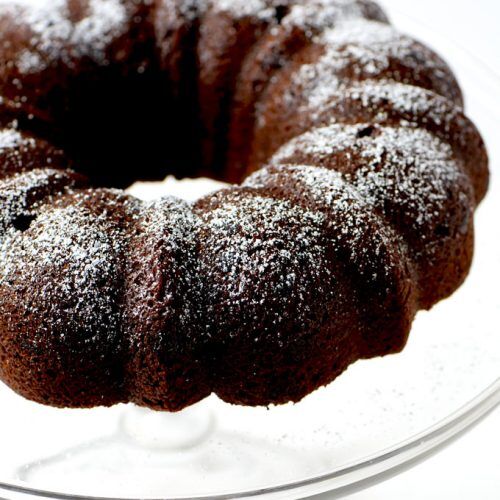 Double Chocolate Bundt Cake (Easy Dessert) - A Pinch of Healthy