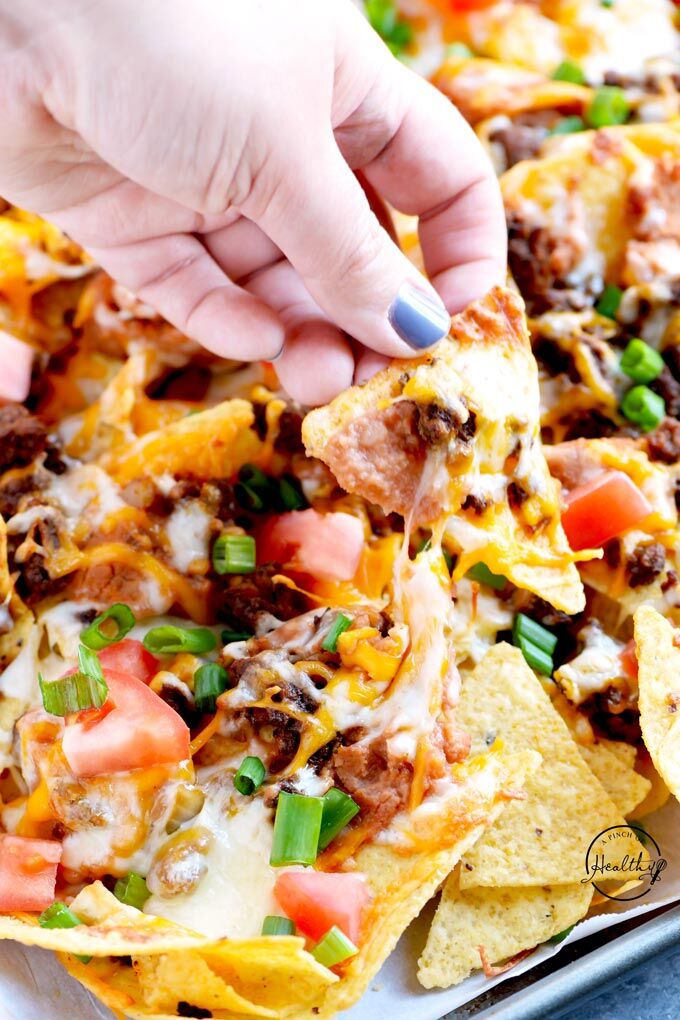 Epic Beef Nachos Supreme (Better Than Taco Bell) - A Pinch of Healthy