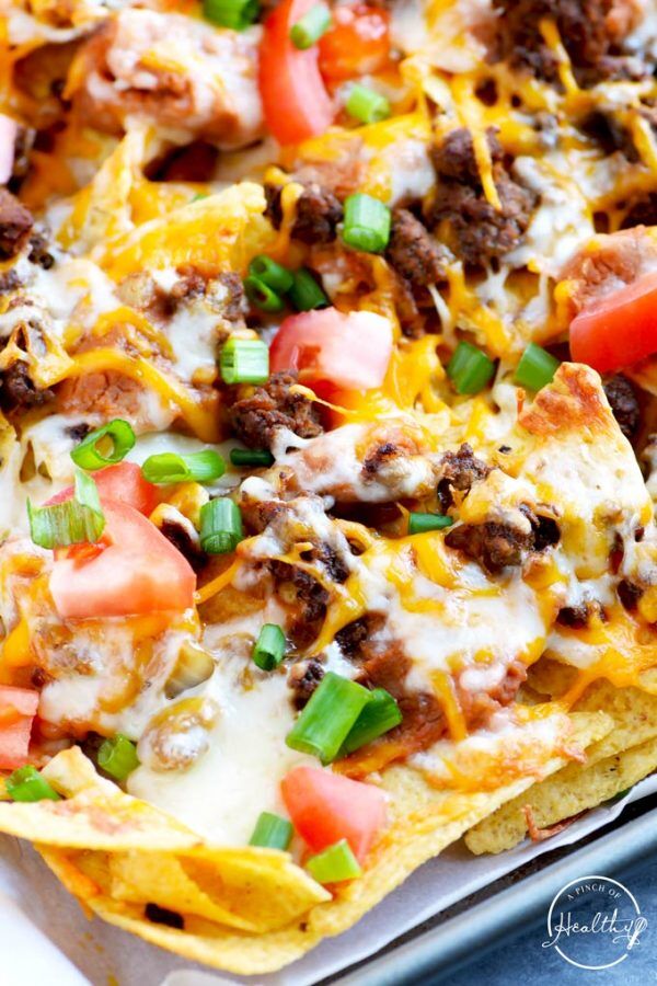 Epic Beef Nachos Supreme (Better Than Taco Bell) - A Pinch of Healthy