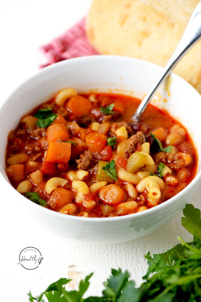 A Virtual Pot of Pasta Fagioli Soup for my Friends - Proud Italian Cook