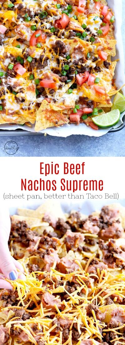 Epic Beef Nachos Supreme (Better Than Taco Bell) - A Pinch of Healthy