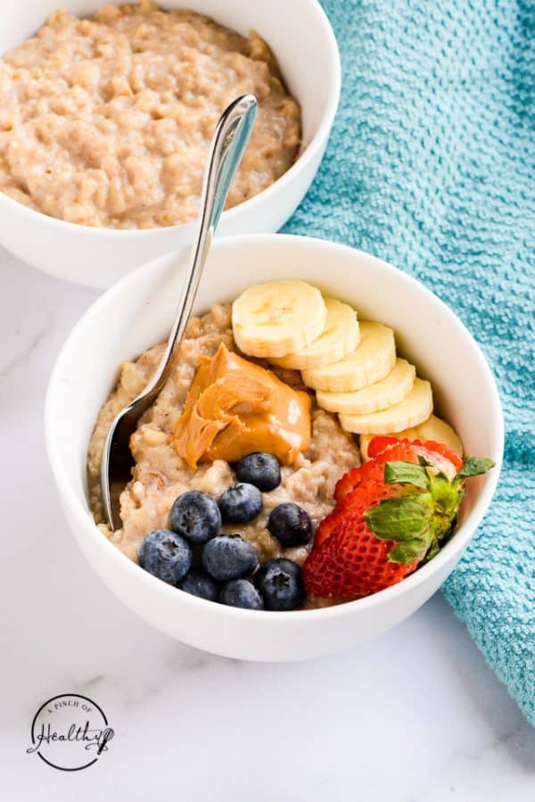 Delicious Instant Pot Oatmeal Recipe (2 methods) - A Pinch of Healthy