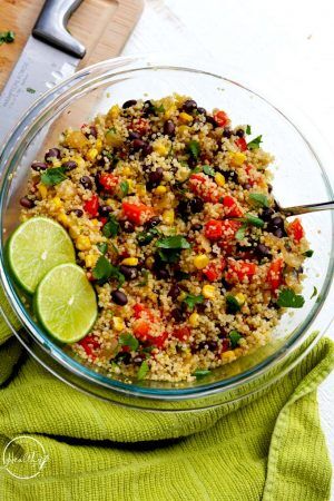 Quinoa Black Bean Salad (Make Ahead) - A Pinch of Healthy