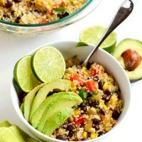 Quinoa Black Bean Salad (Make Ahead) - A Pinch of Healthy