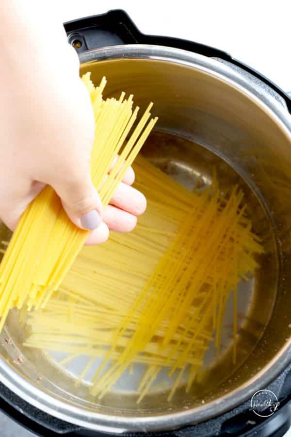 Instant Pot Spaghetti (one pot recipe) - A Pinch of Healthy