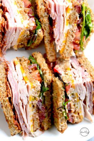 Classic Homemade Club Sandwich Recipe - A Pinch of Healthy