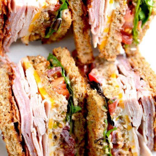 Classic Homemade Club Sandwich Recipe - A Pinch of Healthy