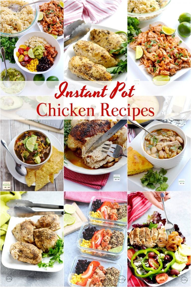 Instant Pot Chicken Recipes - A Pinch of Healthy