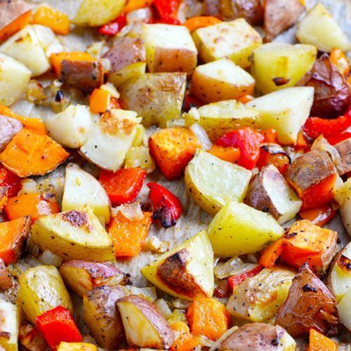 Breakfast Potatoes (easy, sheet pan) - A Pinch of Healthy