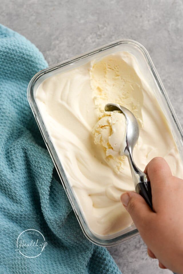 How to Make Vanilla Ice Cream in a Stand Mixer