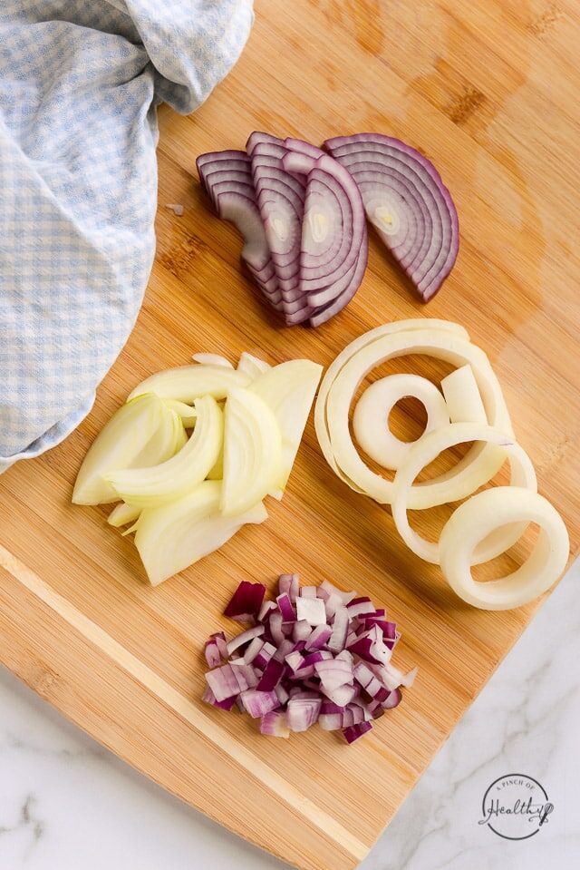 How to Cut an Onion 5 Different Ways