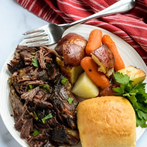 Crock Pot Roast (simple, easy, delicious!) - A Pinch of Healthy