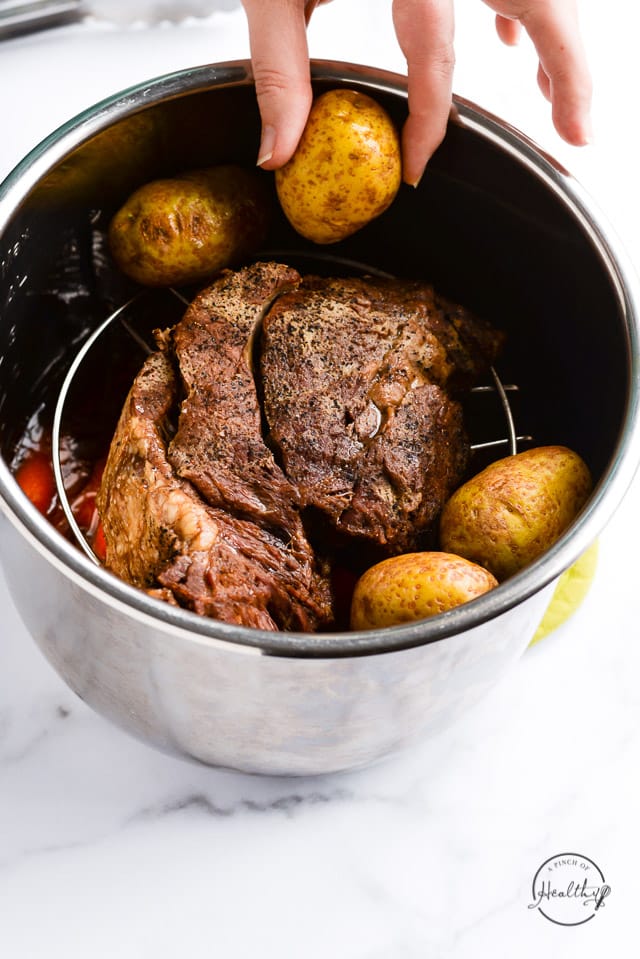 Instant Pot Pot Roast (with air fryer lid) - A Pinch of Healthy