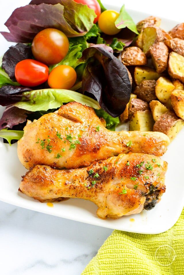 Baked Chicken Leg Quarters - Healthy Recipes Blog