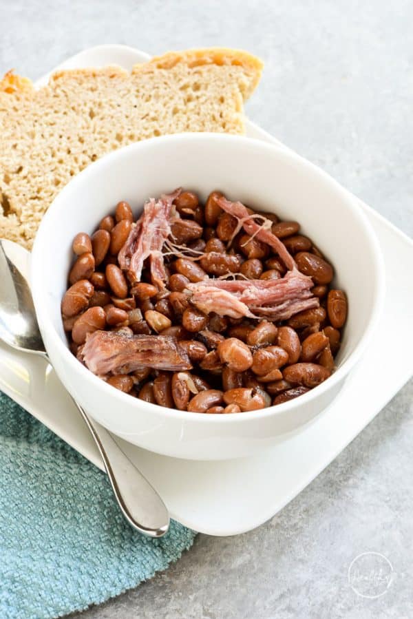 Crock Pot Pinto Beans (with ham) A Pinch of Healthy