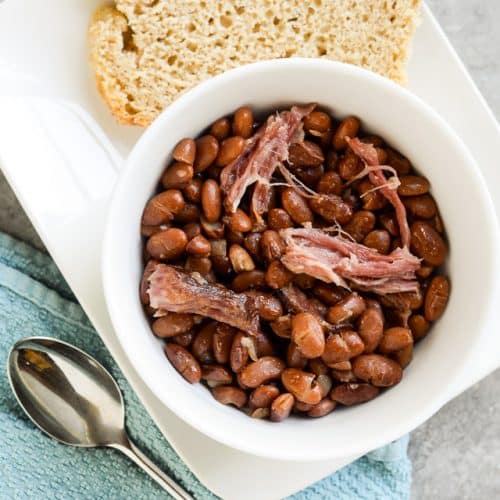 Crock Pot Pinto Beans (with ham) A Pinch of Healthy