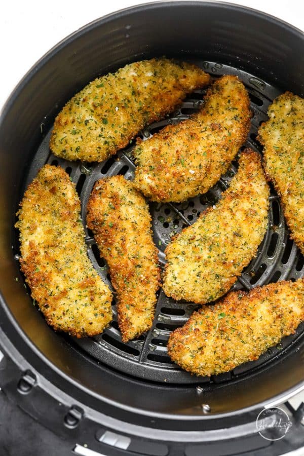 Air Fryer Chicken Tenders (crispy! kid approved) - A Pinch of Healthy