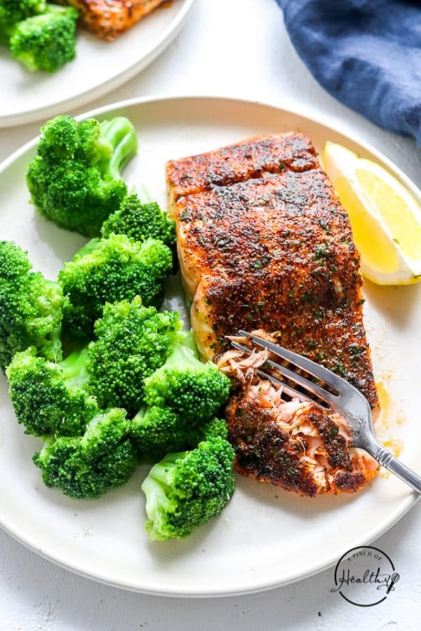 Oven Baked Salmon (quick + easy!) - A Pinch of Healthy
