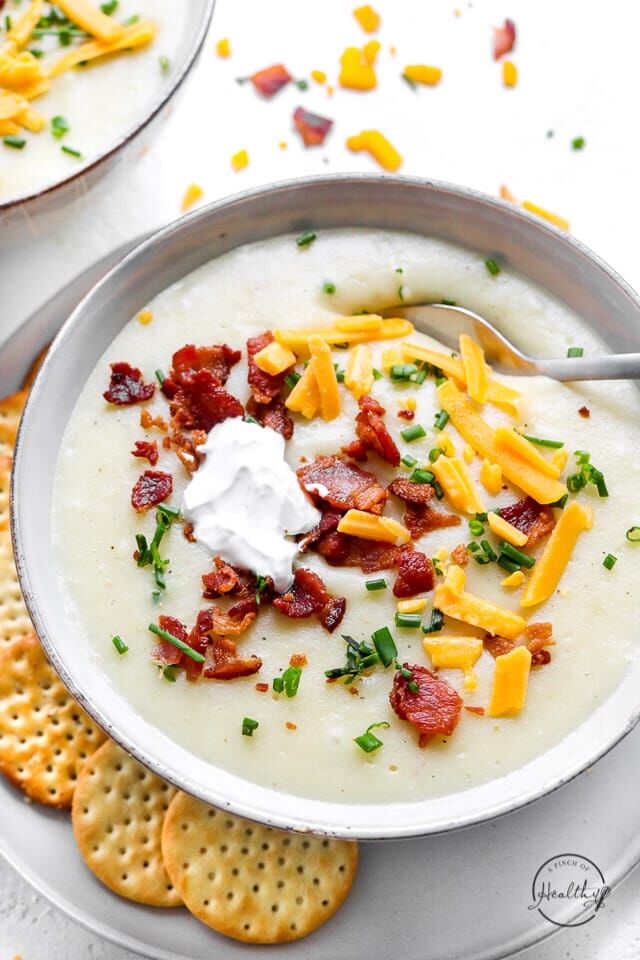 Baked Potato Soup Recipe - Cooking, Add a Pinch