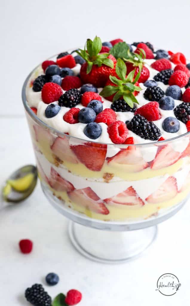  No Bake Berry Trifle