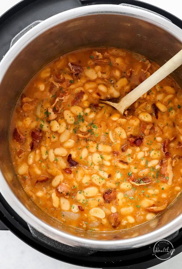 Baked beans instant pot canned beans hot sale