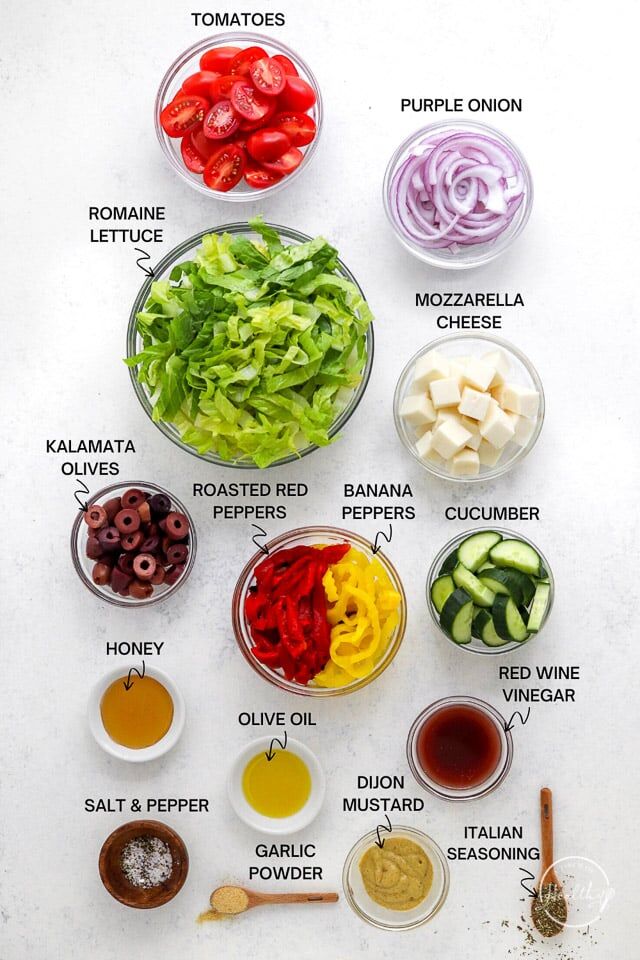 10-Minute Italian Chopped Salad - Easy and Healthy - Pinch Me Good