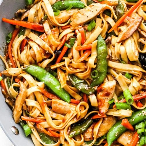 Chicken Lo Mein (better than takeout!) - A Pinch of Healthy