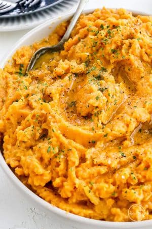 Mashed Sweet Potatoes - A Pinch of Healthy