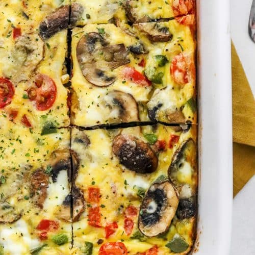 Veggie Breakfast Casserole (delicious, simple) - A Pinch of Healthy